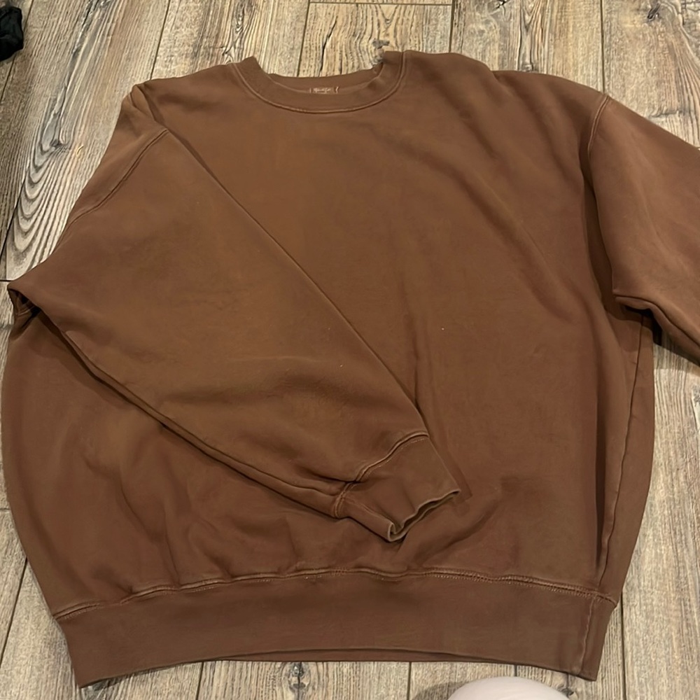 Brown Brandy Melville crew neck